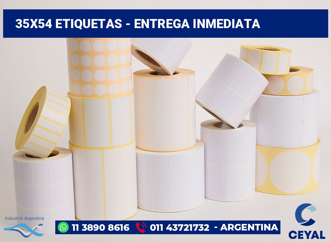 35x54 Etiquetas