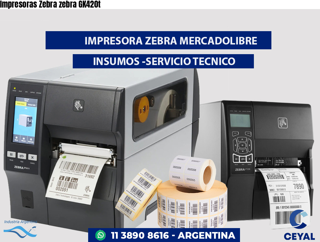 Impresoras Zebra zebra GK420t
