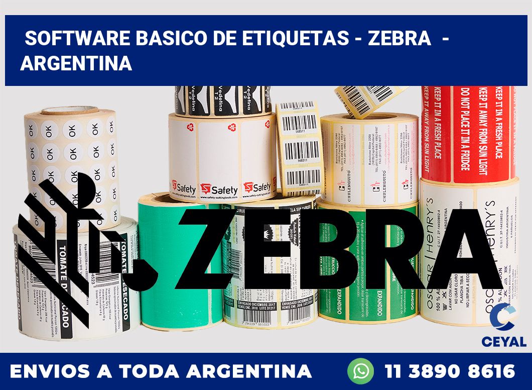 Software basico de etiquetas - Zebra  - Argentina
