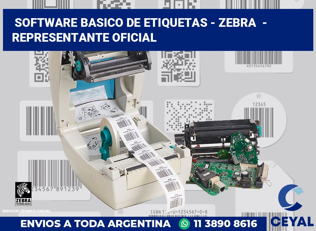 Software basico de etiquetas - Zebra  - Representante oficial