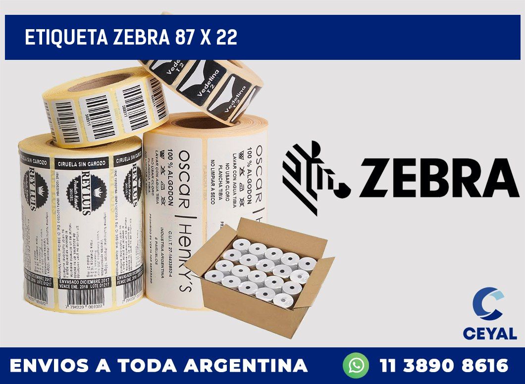 etiqueta zebra 87 x 22