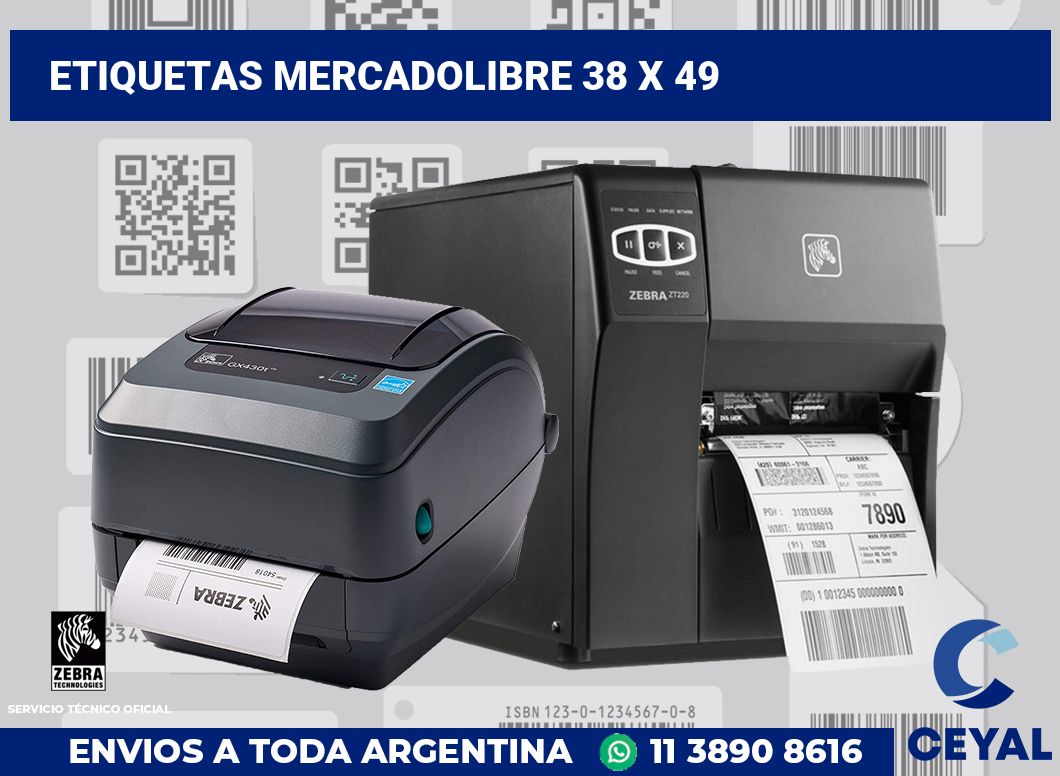 etiquetas mercadolibre 38 x 49