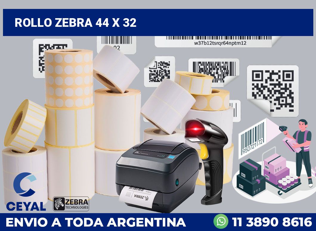 rollo zebra 44 x 32