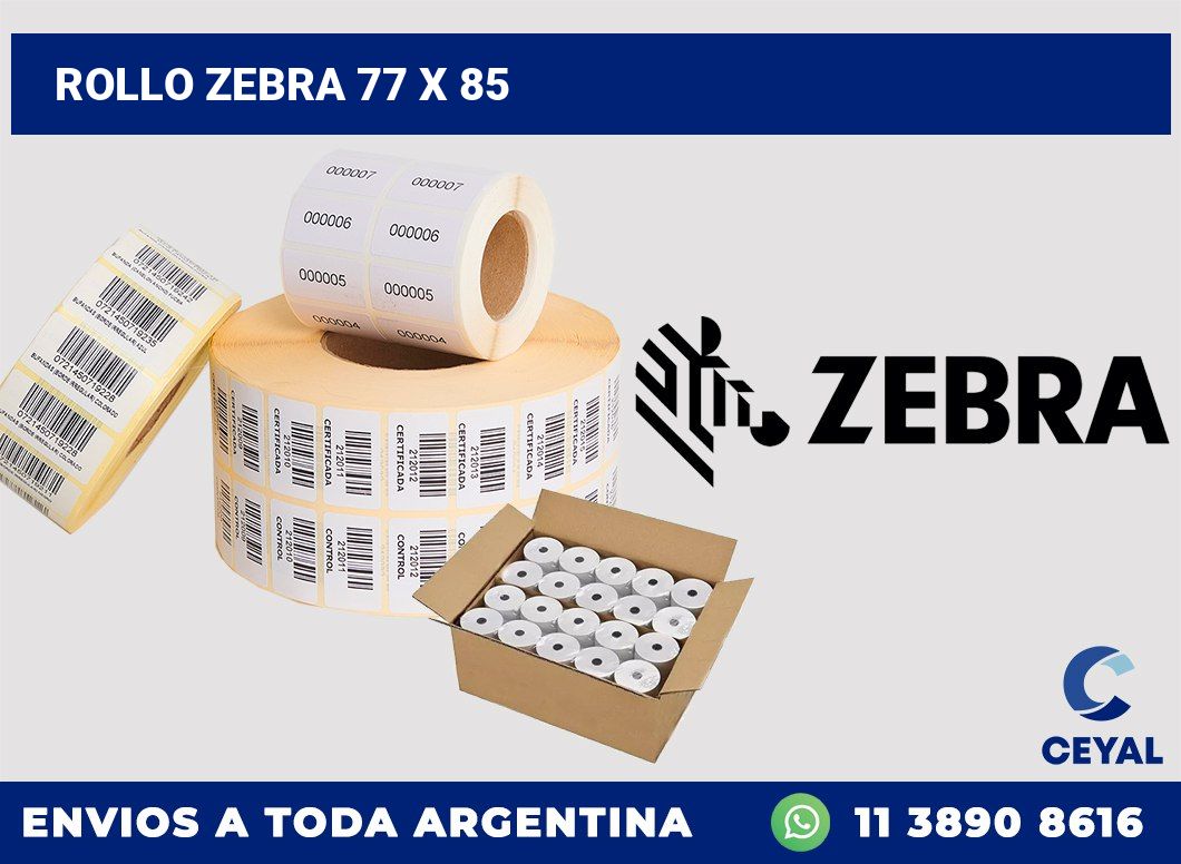 rollo zebra 77 x 85