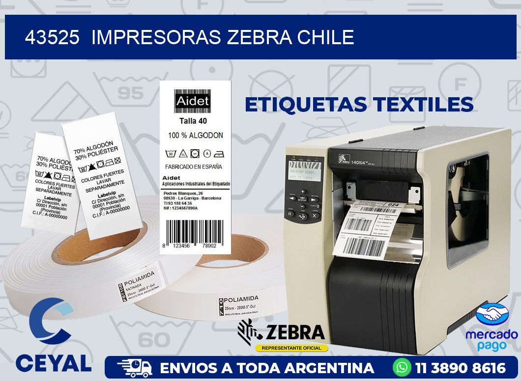 43525  IMPRESORAS ZEBRA CHILE