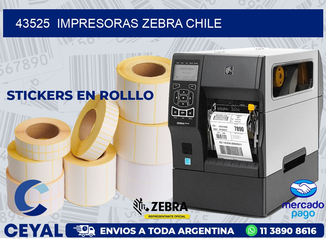43525  IMPRESORAS ZEBRA CHILE