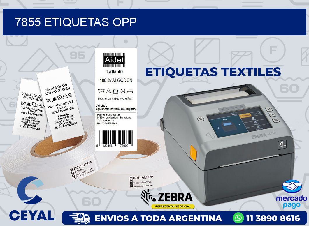 7855 ETIQUETAS OPP