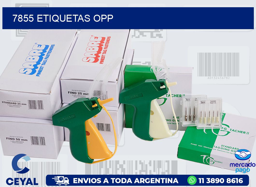 7855 ETIQUETAS OPP