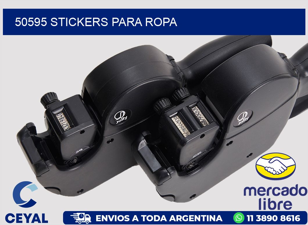 50595 STICKERS PARA ROPA