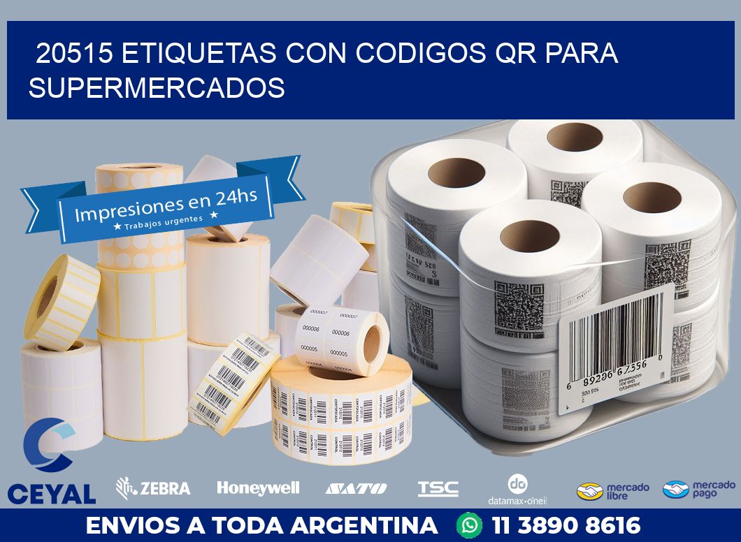 20515 ETIQUETAS CON CODIGOS QR PARA SUPERMERCADOS