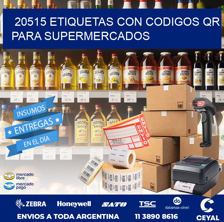 20515 ETIQUETAS CON CODIGOS QR PARA SUPERMERCADOS