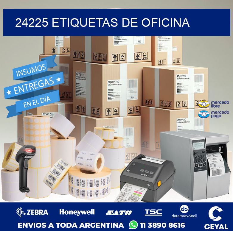 24225 ETIQUETAS DE OFICINA