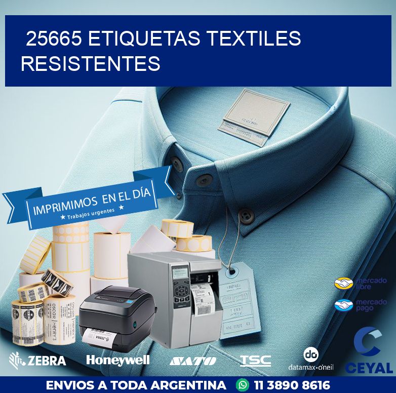 25665 ETIQUETAS TEXTILES RESISTENTES