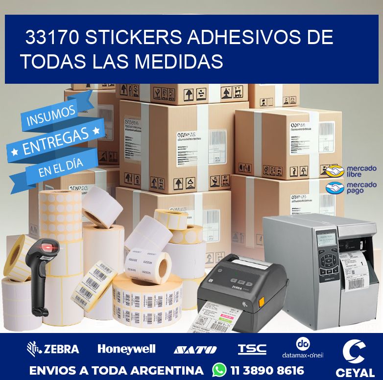 33170 STICKERS ADHESIVOS DE TODAS LAS MEDIDAS