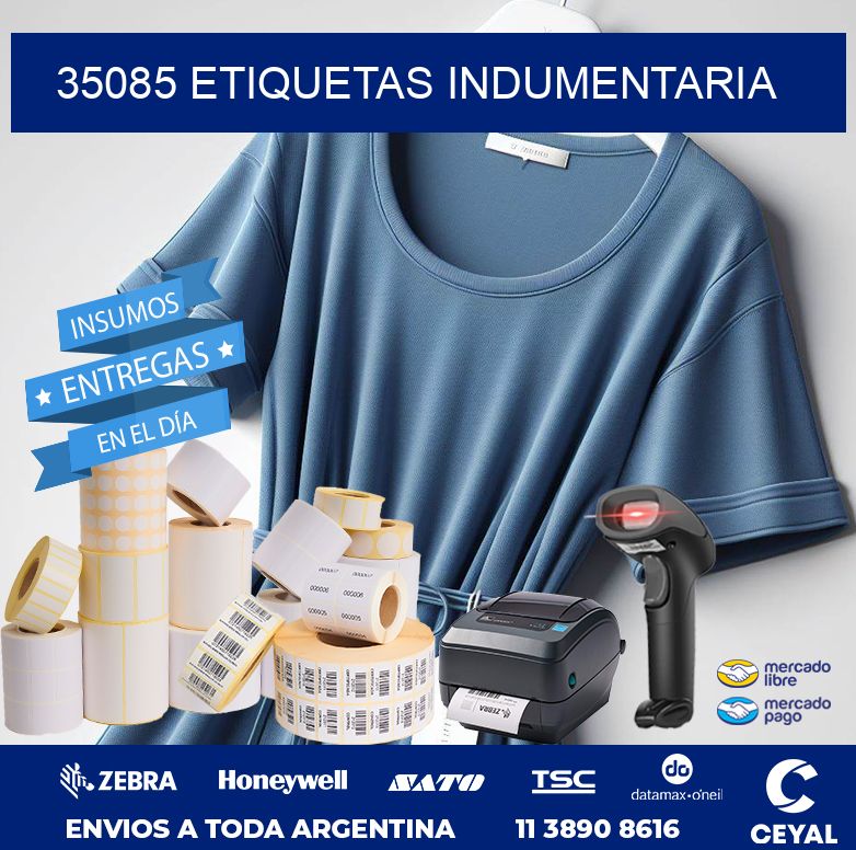 35085 ETIQUETAS INDUMENTARIA