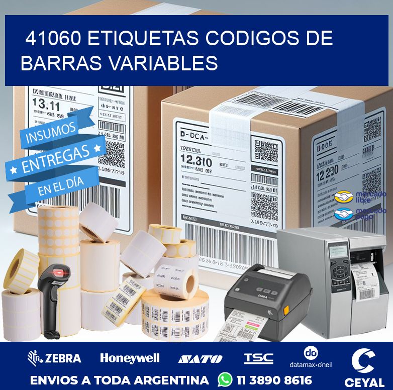 41060 ETIQUETAS CODIGOS DE BARRAS VARIABLES