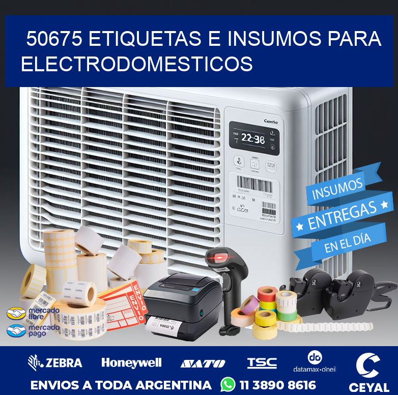 50675 ETIQUETAS E INSUMOS PARA ELECTRODOMESTICOS