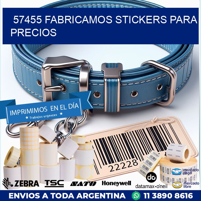 57455 FABRICAMOS STICKERS PARA PRECIOS