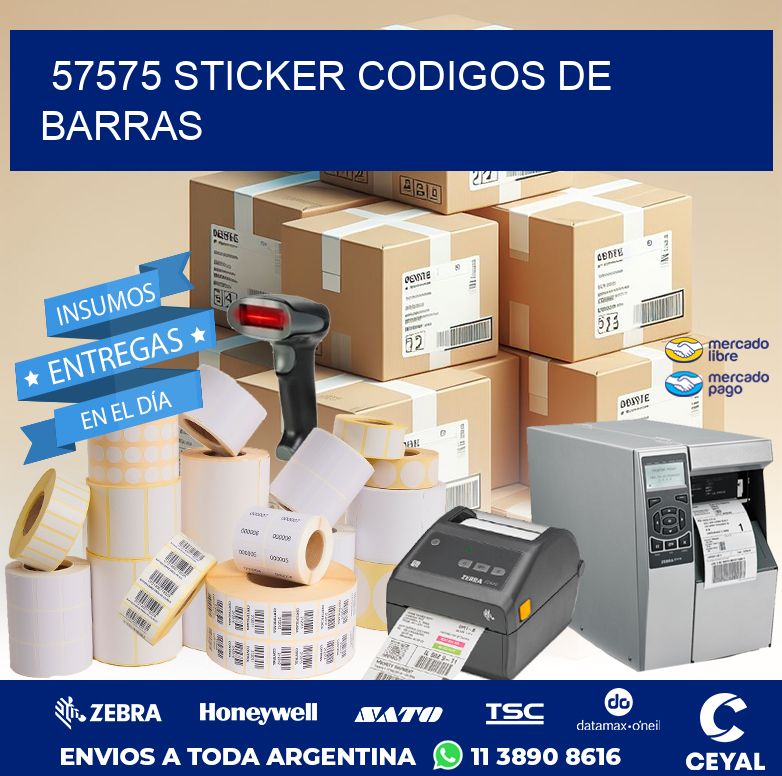 57575 STICKER CODIGOS DE BARRAS