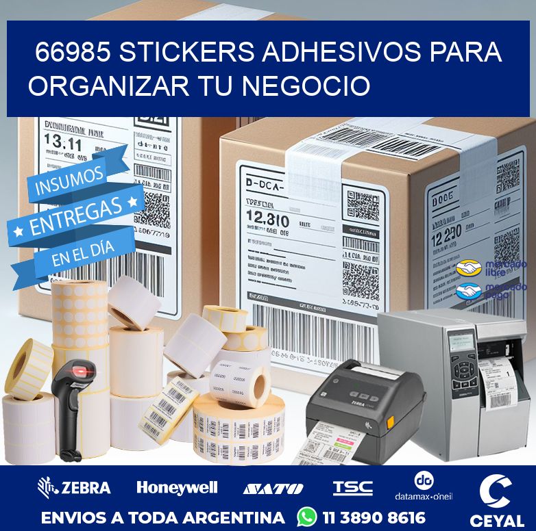 66985 STICKERS ADHESIVOS PARA ORGANIZAR TU NEGOCIO