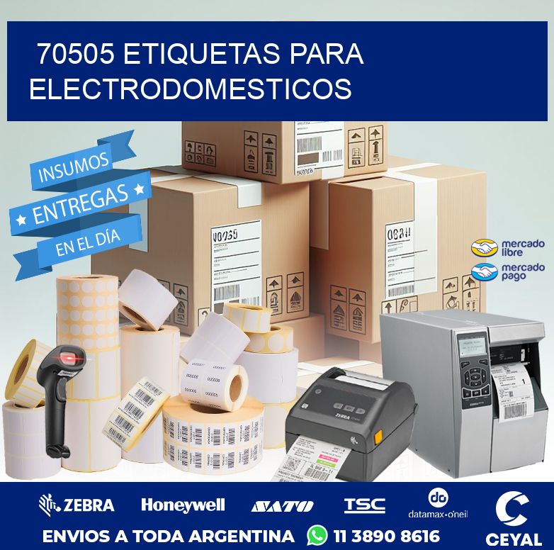 70505 ETIQUETAS PARA ELECTRODOMESTICOS