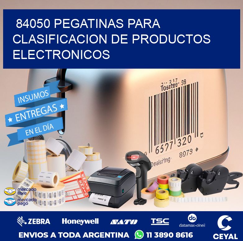 84050 PEGATINAS PARA CLASIFICACION DE PRODUCTOS ELECTRONICOS