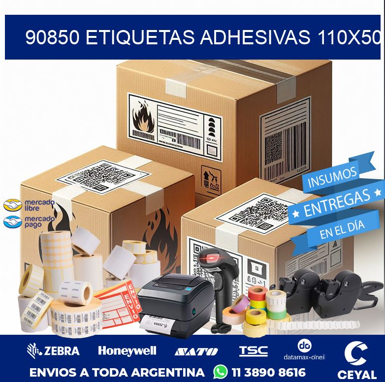 90850 ETIQUETAS ADHESIVAS 110X50