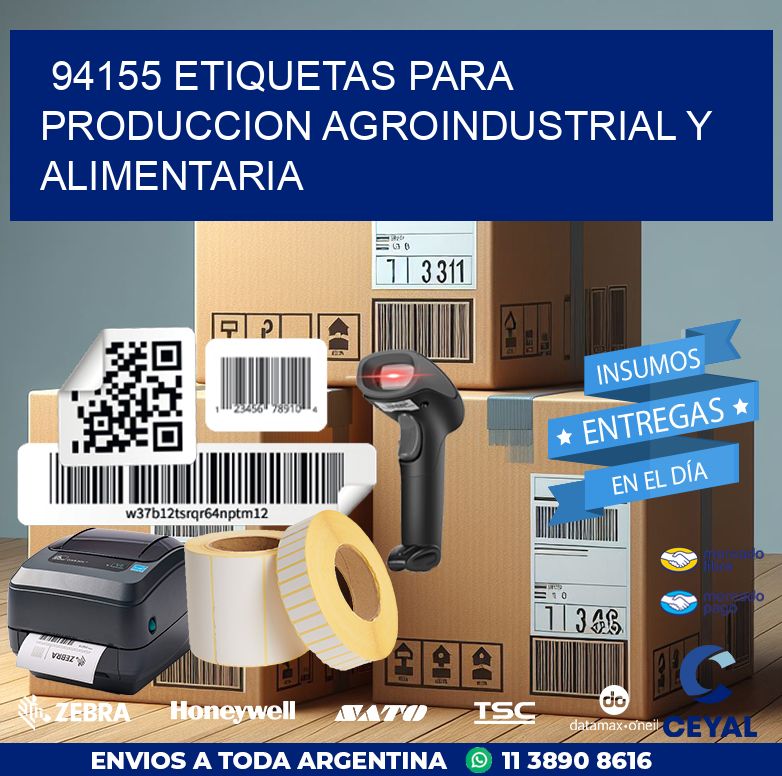 94155 ETIQUETAS PARA PRODUCCION AGROINDUSTRIAL Y ALIMENTARIA