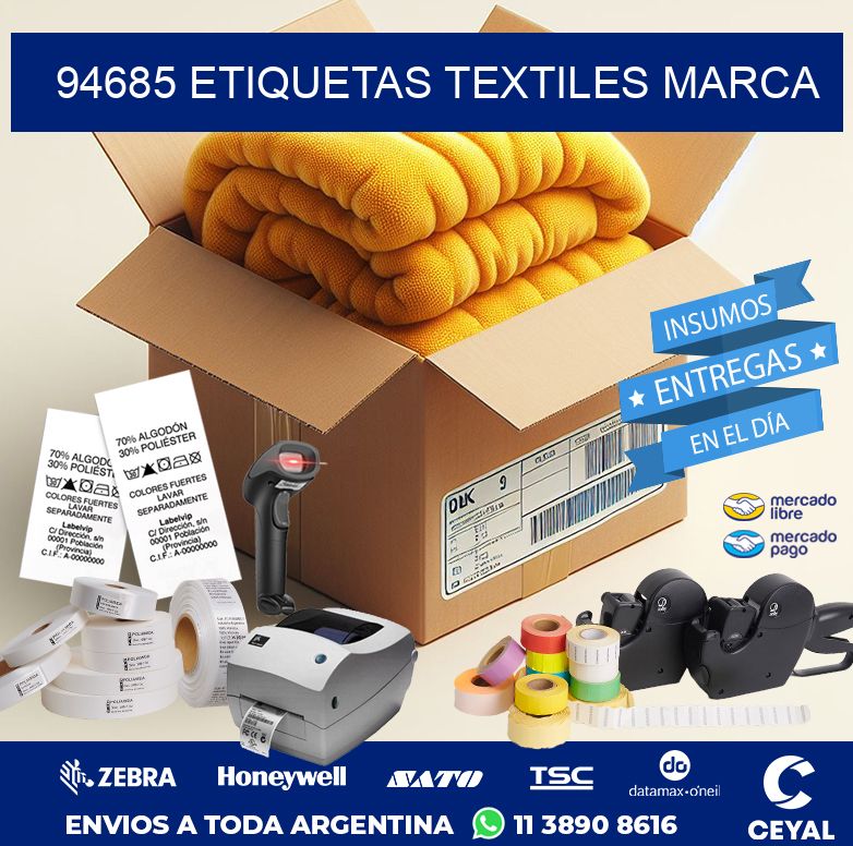 94685 ETIQUETAS TEXTILES MARCA