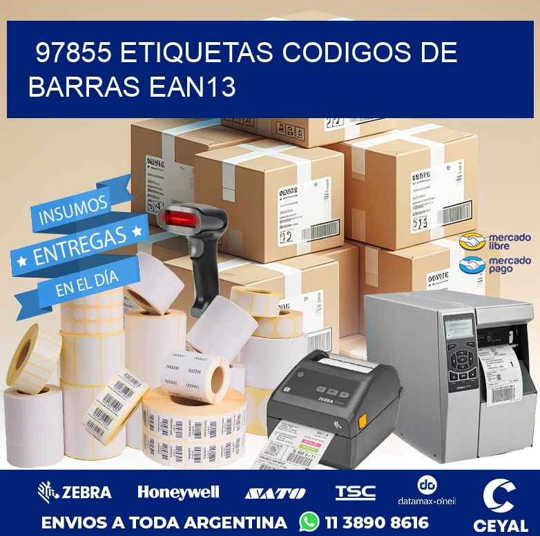 97855 ETIQUETAS CODIGOS DE BARRAS EAN13