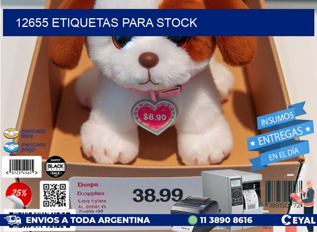12655 ETIQUETAS PARA STOCK