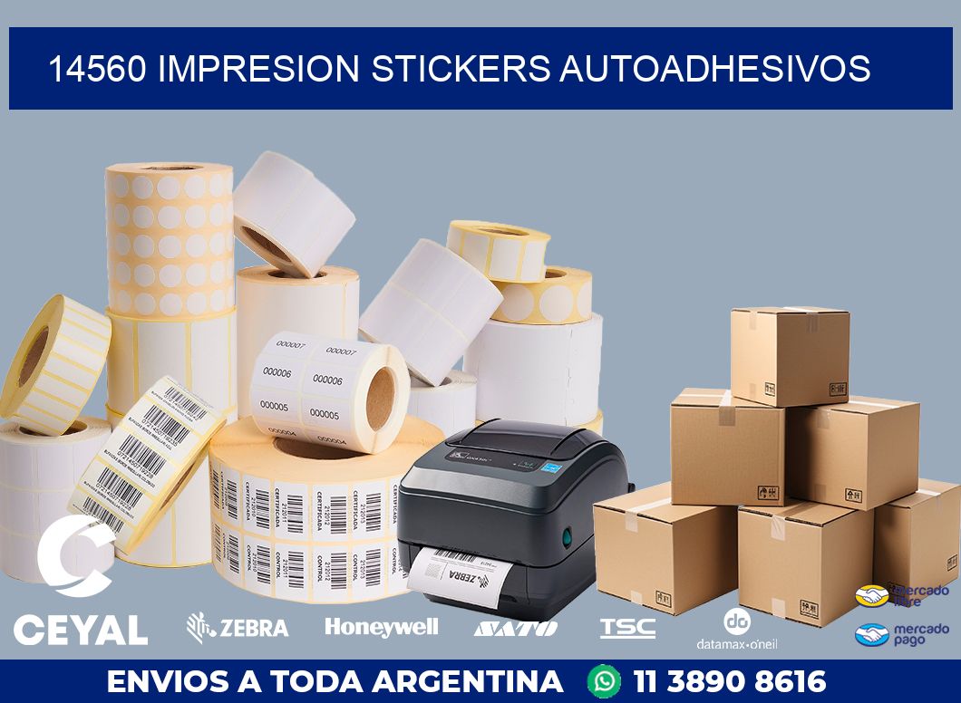 14560 Impresion stickers autoadhesivos