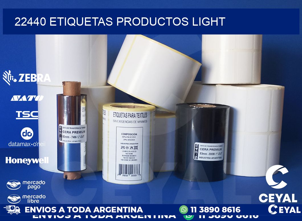 22440 etiquetas productos light