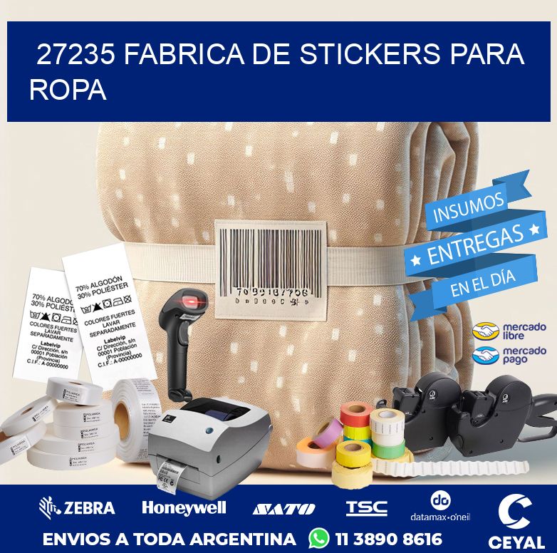 27235 FABRICA DE STICKERS PARA ROPA