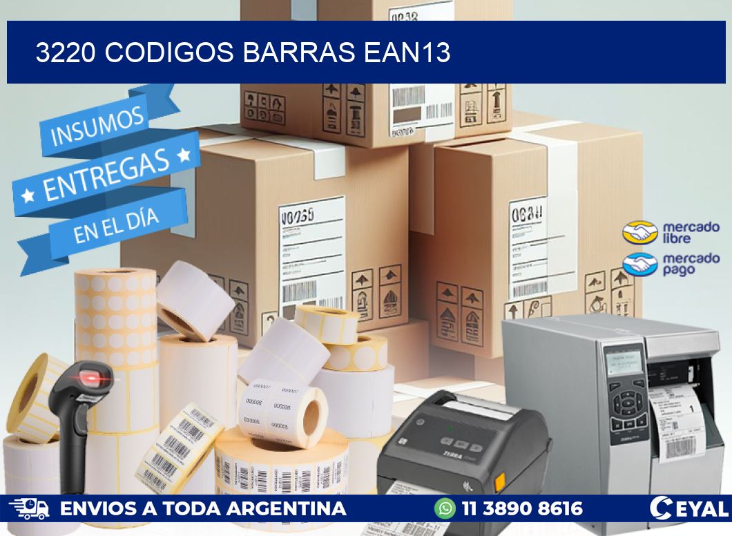 3220 CODIGOS BARRAS EAN13