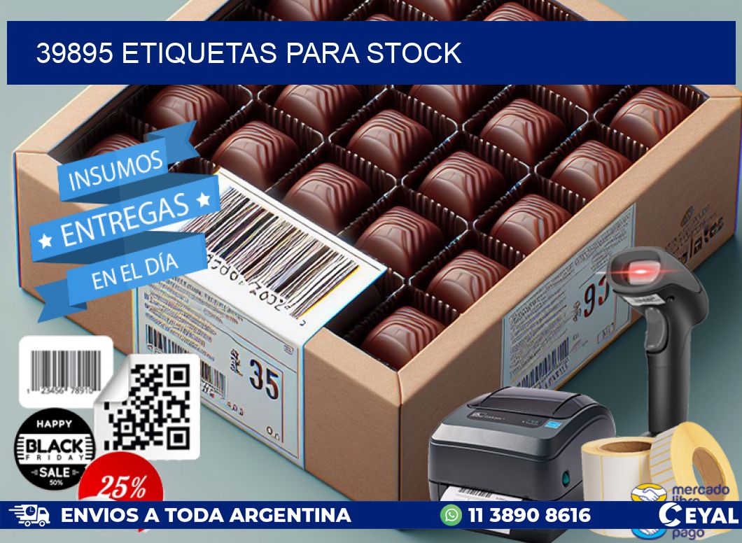 39895 ETIQUETAS PARA STOCK