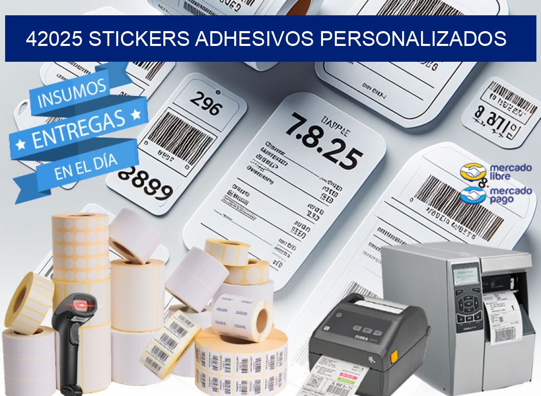 42025 stickers adhesivos personalizados