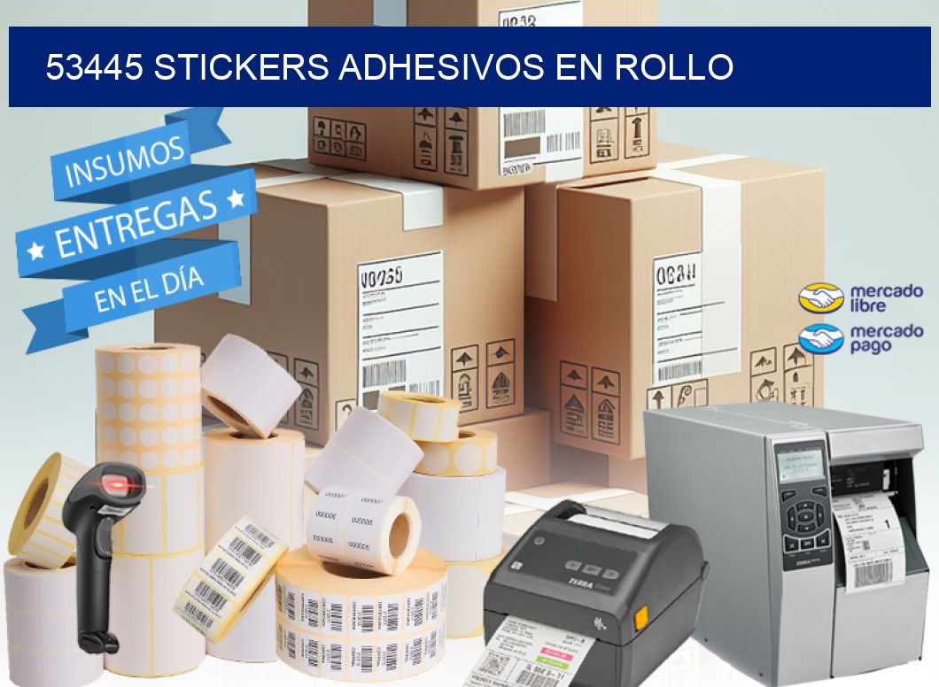 53445 STICKERS ADHESIVOS EN ROLLO