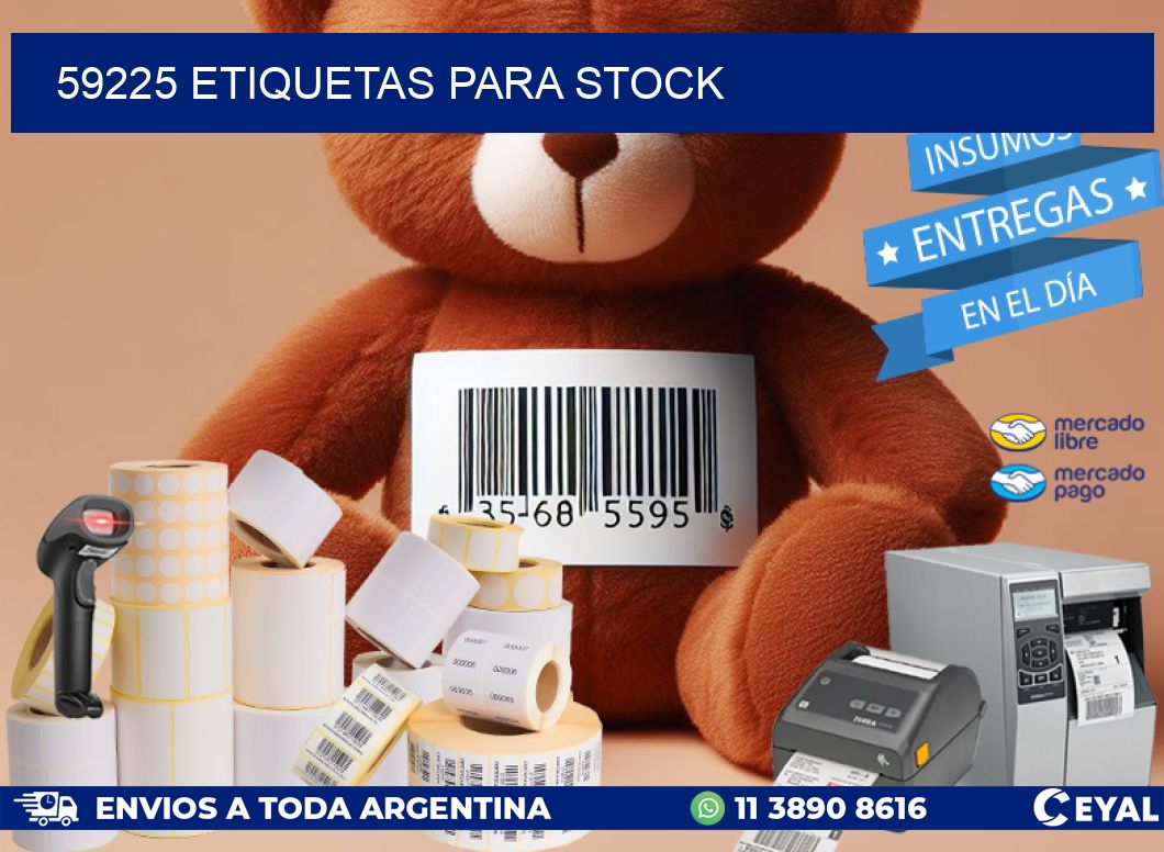 59225 ETIQUETAS PARA STOCK