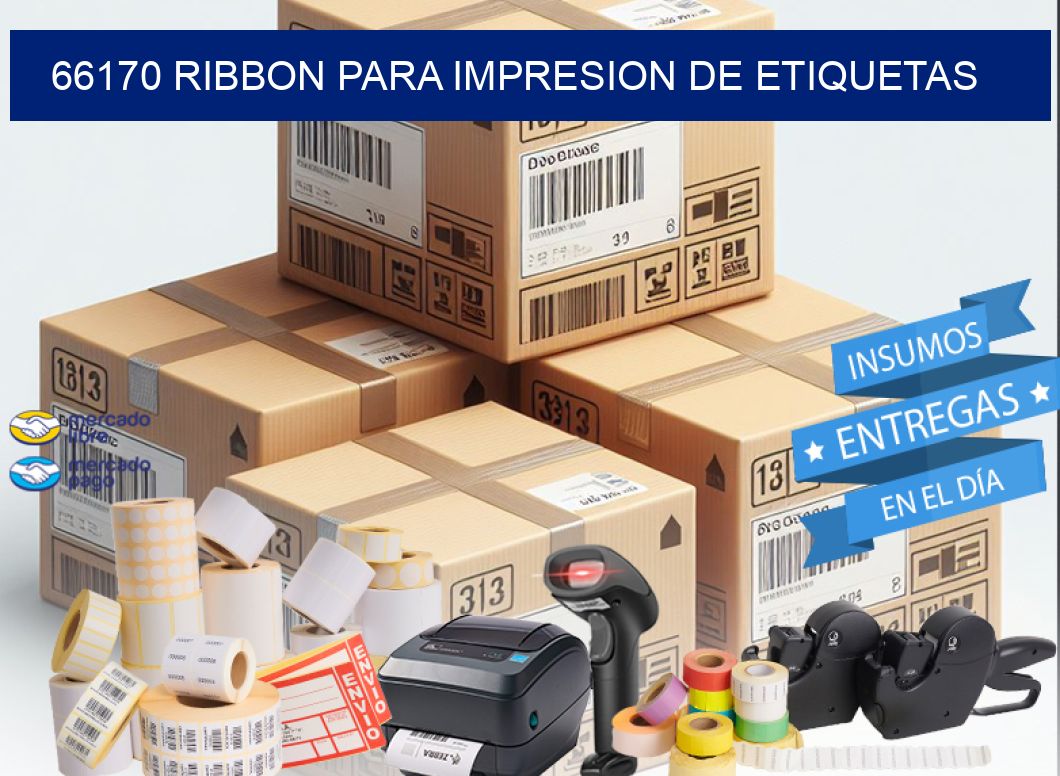 66170 RIBBON PARA IMPRESION DE ETIQUETAS