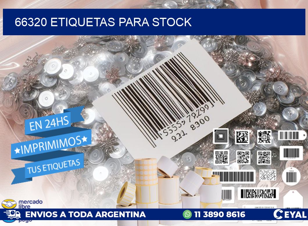 66320 ETIQUETAS PARA STOCK