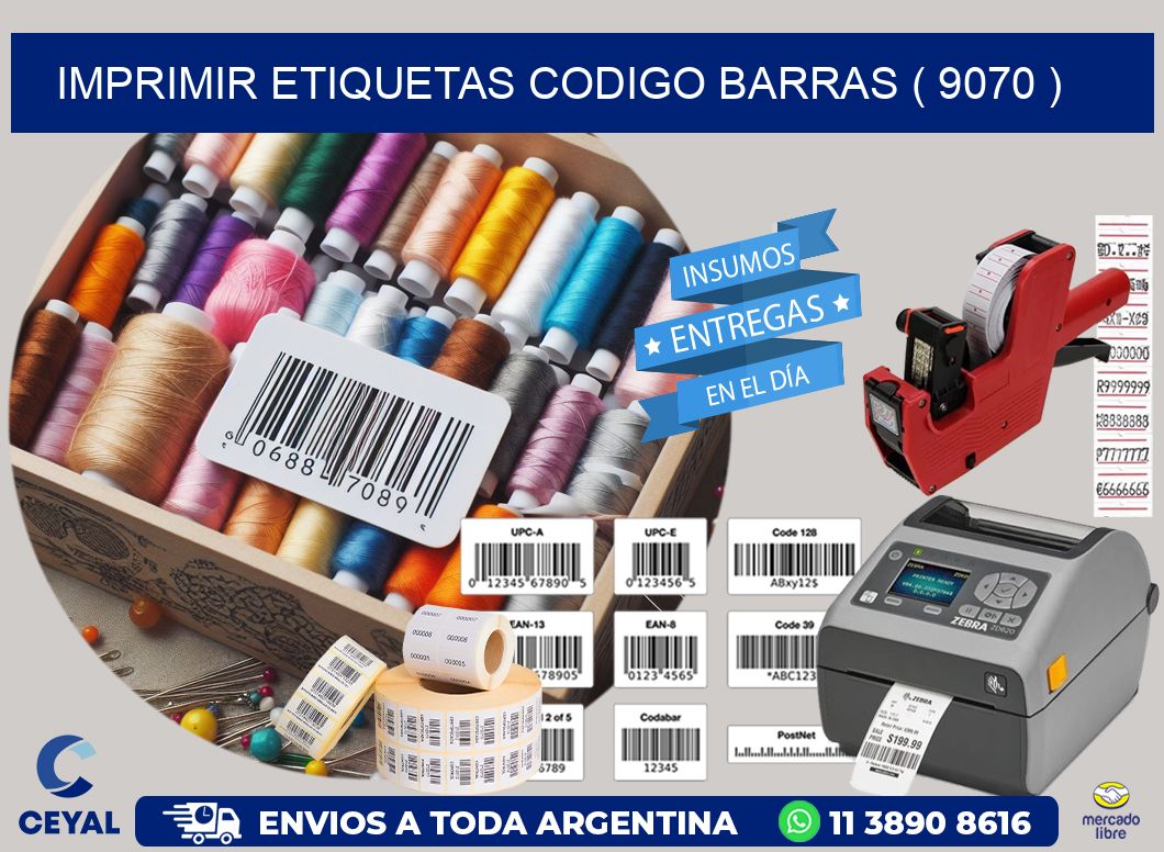 imprimir etiquetas codigo barras ( 9070 )