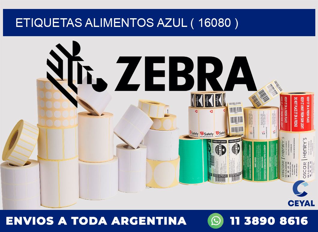 etiquetas alimentos azul ( 16080 )