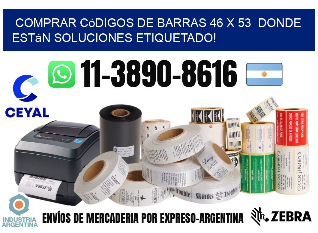 Comprar códigos de barras 46 x 53  donde están soluciones etiquetado!