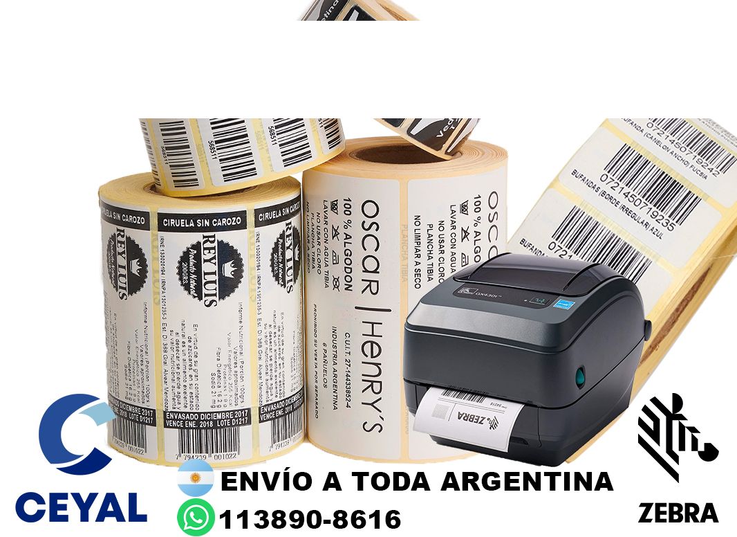 Comprar códigos de barras 61 x 37 argentina - asistencia teamviewer