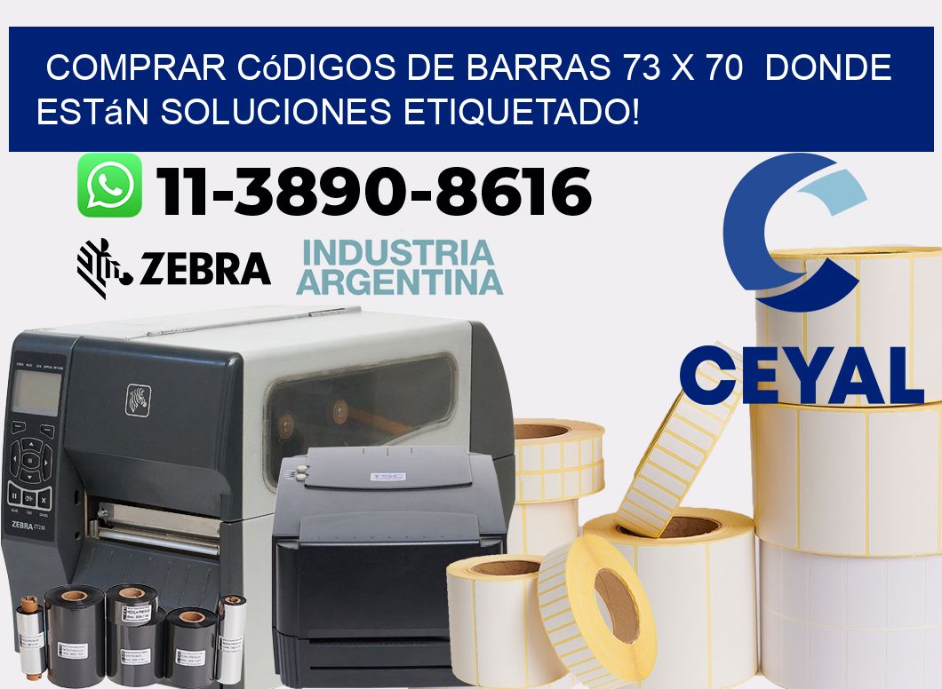 Comprar códigos de barras 73 x 70  donde están soluciones etiquetado!