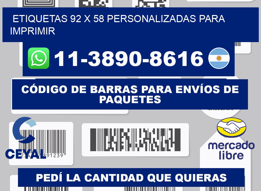 etiquetas 92 x 58 personalizadas para imprimir