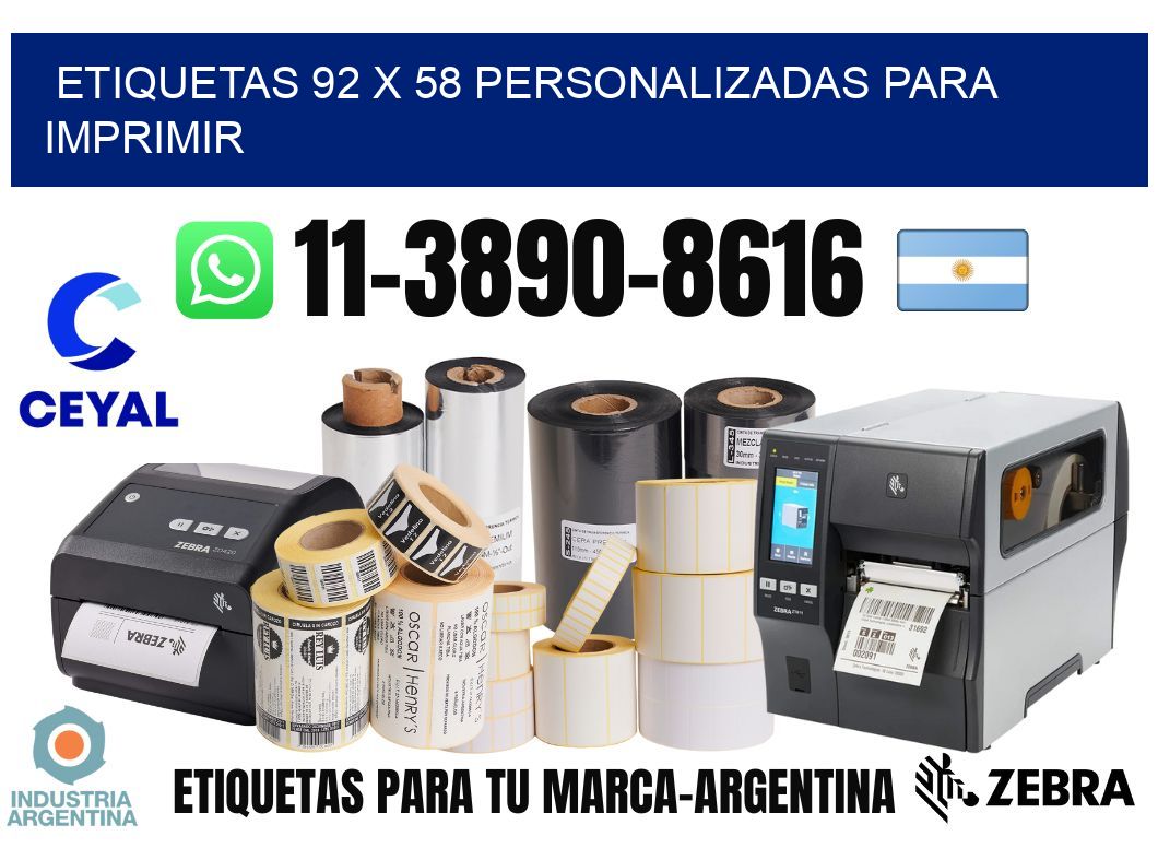 etiquetas 92 x 58 personalizadas para imprimir