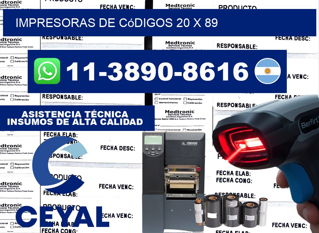 impresoras de códigos 20 x 89