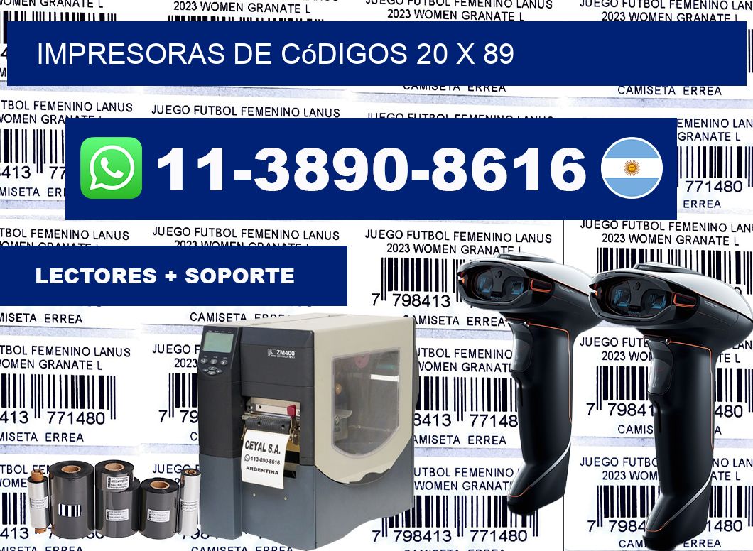 impresoras de códigos 20 x 89